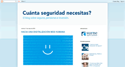 Desktop Screenshot of cuantaseguridadnecesitas.com